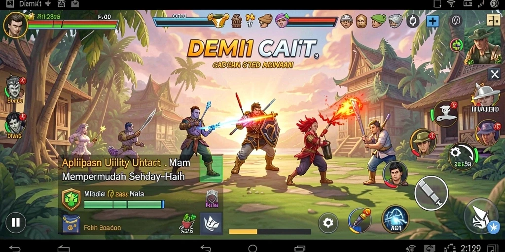 Screenshot utama DEMI11 menunjukkan antarmuka aplikasi yang intuitif dan mudah digunakan.