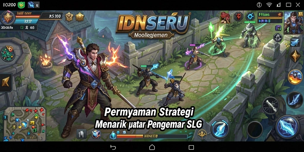 Tampilan gameplay menarik dari IDNSERU yang penuh strategi.