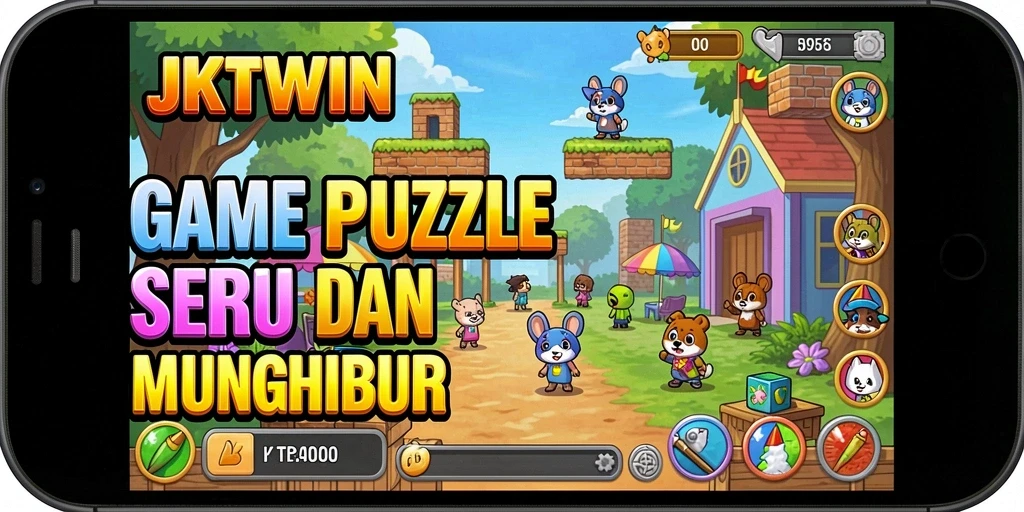 Screenshot gameplay JKTWIN menampilkan tantangan Puzzle yang seru.