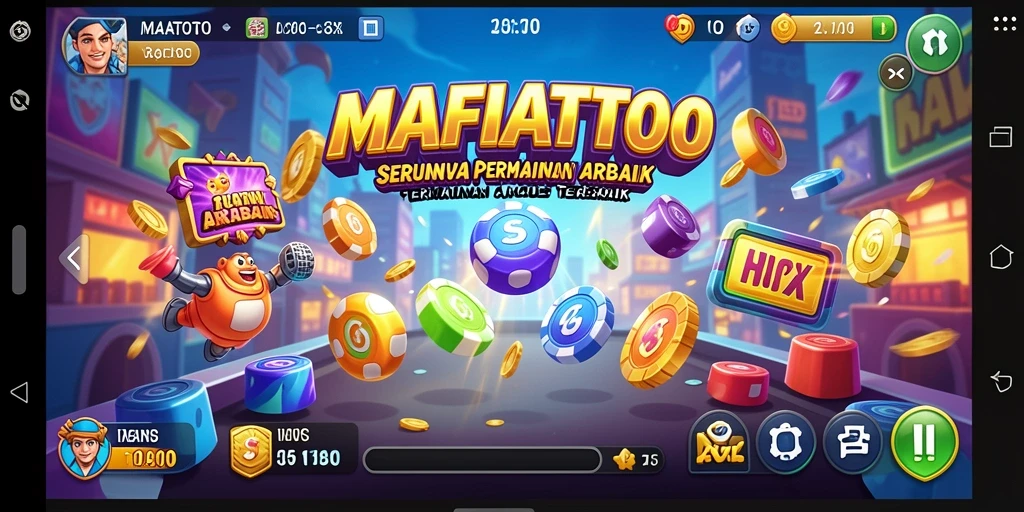 Screenshot gameplay MAFIATOTO menampilkan karakter yang sedang beraksi.