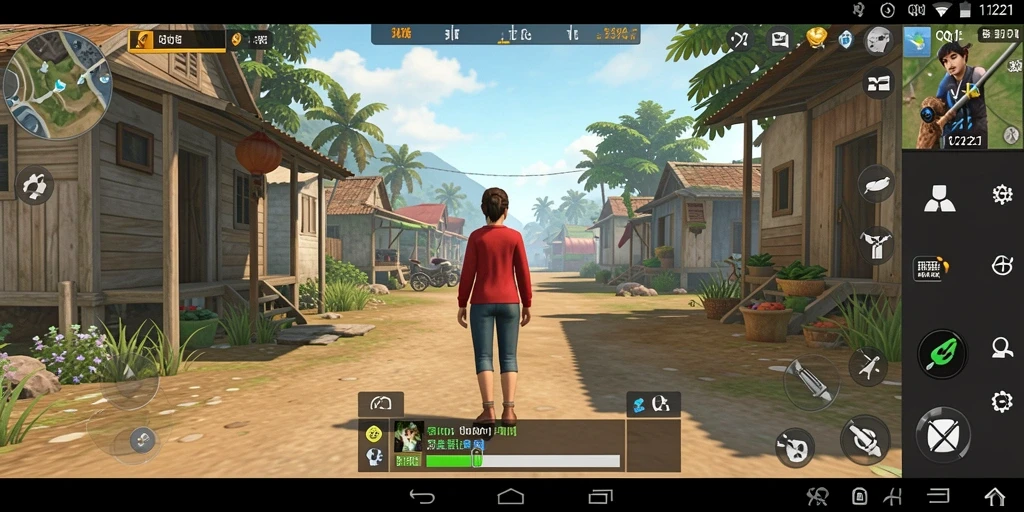 Tampilan gameplay menarik dari QQ1221, penuh interaksi dan keseruan.