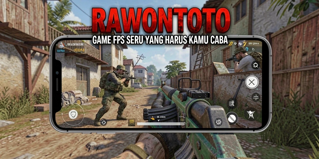 Tampilkan aksi mendebarkan dari game FPS RAWONTOTO.