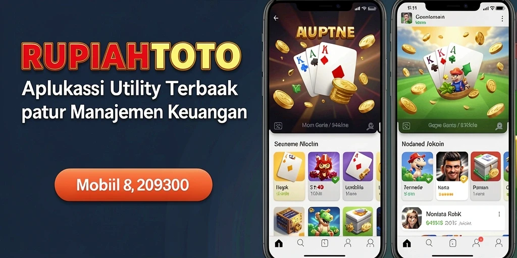Tampilan antarmuka aplikasi RUPIAHTOTO yang intuitif dan mudah digunakan.
