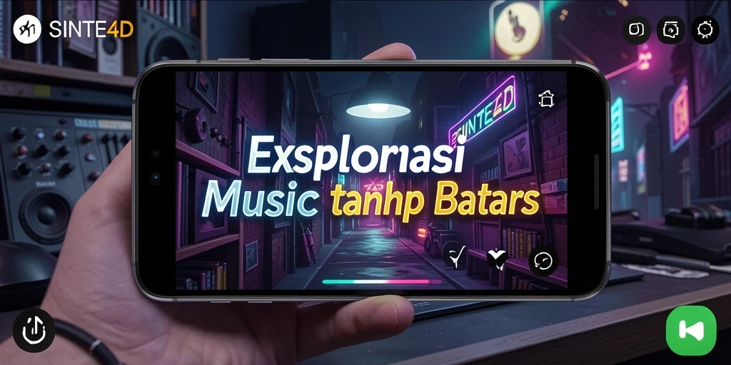 Tampilan menarik dari gameplay SINTE4D yang interaktif.