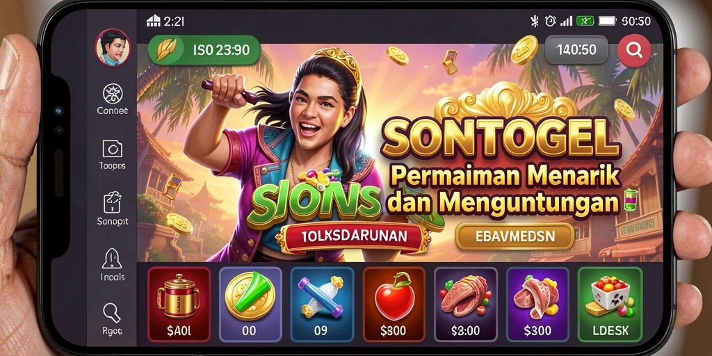 Screenshot gameplay SONTOGEL menunjukkan keseruan bermain Slot.