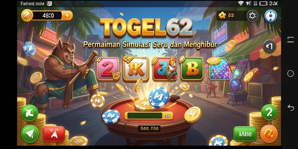 Tampilan gameplay menarik di TOGEL62 dengan grafis yang memukau.